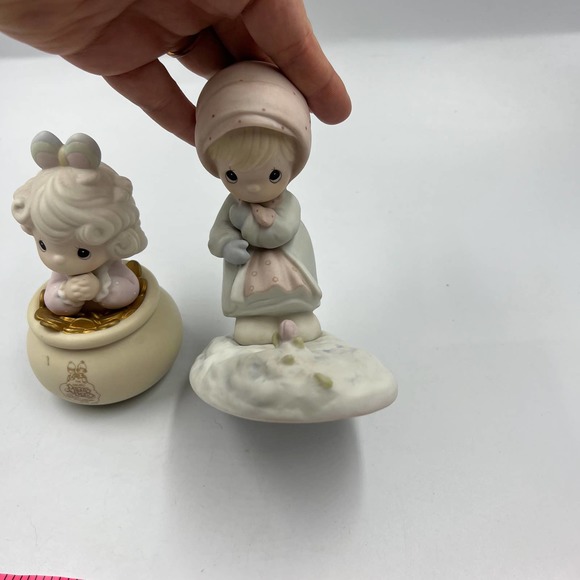 Precious Moments Vintage Ensesco End Of My Rainbow & February Birthday Figurine - Picture 7 of 10